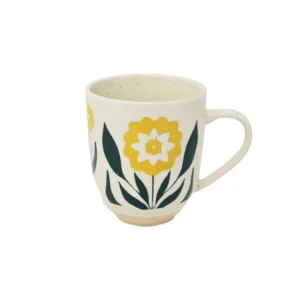 Tasse fleur jaune