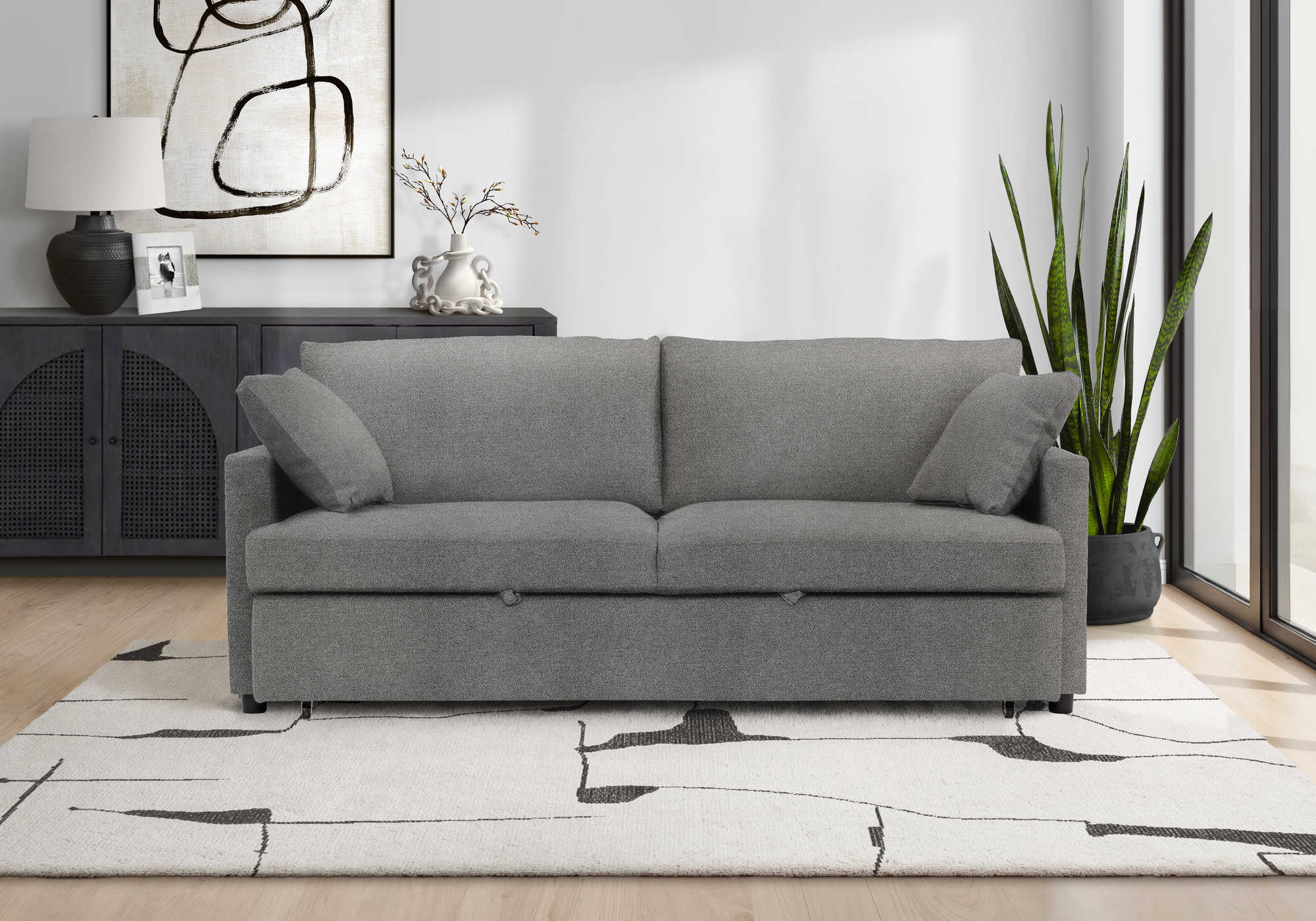 SOFA LIT CONVERTIBLE TISSU CENTAURI 1100$+TX