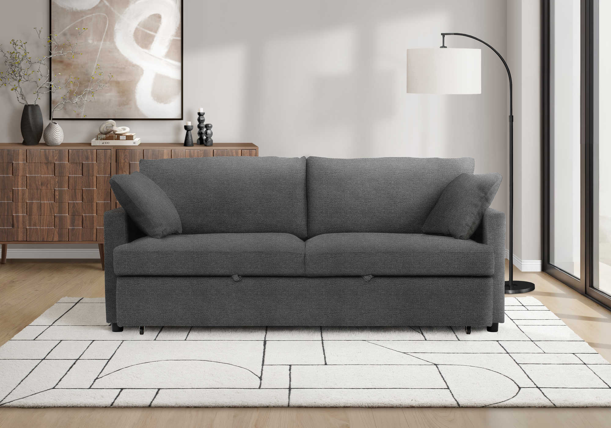 SOFA LIT CONVERTIBLE TISSU CENTAURI 1100$+TX – Image 5