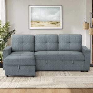 SOFA LIT CONVERTIBLE AVEC RANGEMENT 1150$+TX