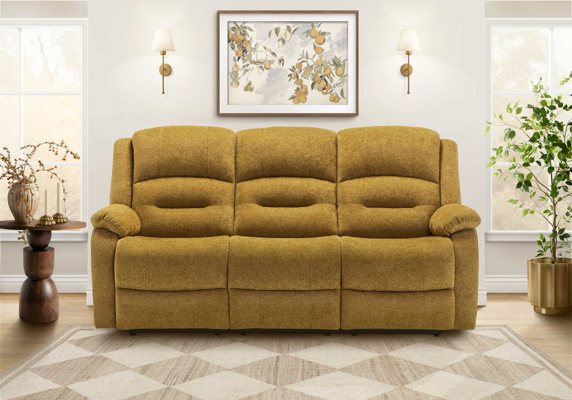 Sofa 3 places inclinable MOTORISER avec port USB 2150$ + TX – Image 3
